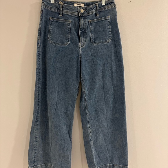 Mavi Paloma Marine patch pocket high waist wide leg jeans - Picture 2 of 7